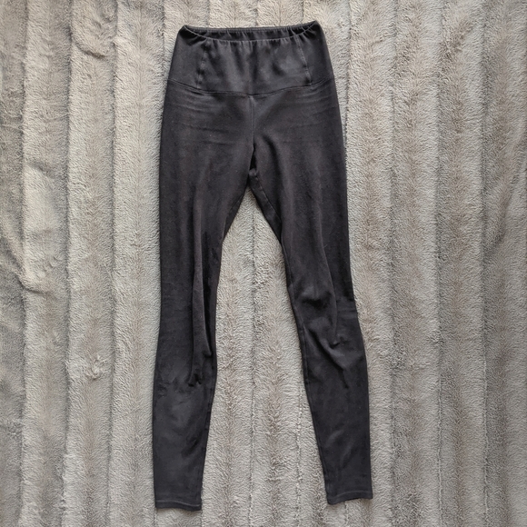 S Faux Suede Daria Pant Grey - Picture 1 of 2